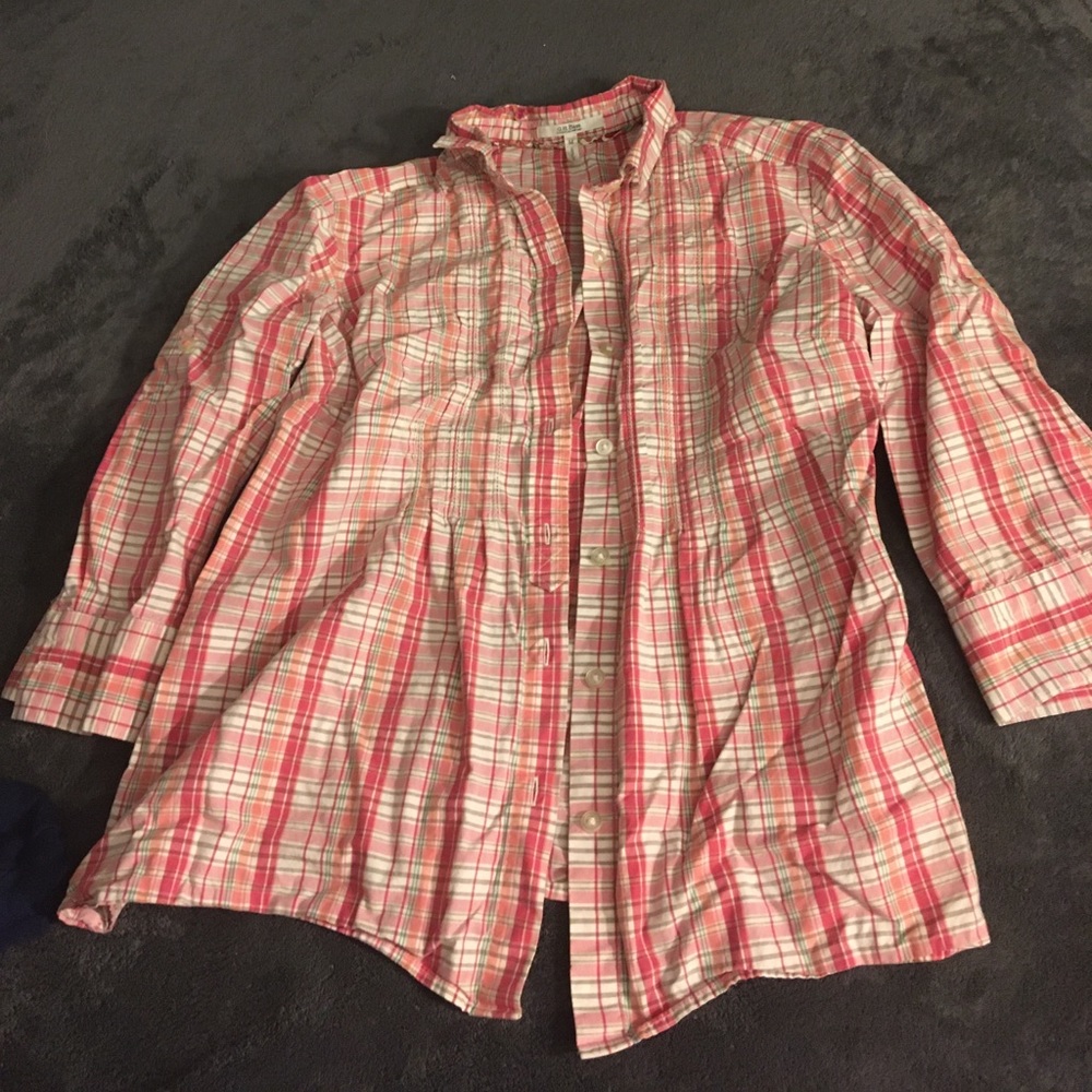 Plaid button up